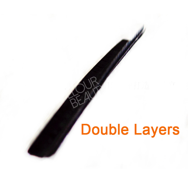 Newest 3D layered double curls fanned eyelash extensions EJ20